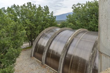 SAMUEL ForttreSS, BULGARIA - 12 Eylül 2013: Bulgaristan 'ın Blagoevgrad bölgesi Kliuch kasabası yakınlarındaki Bulgar Çarı Samuel' in Kalesi