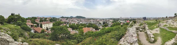 Plovdiv Bulgaria Mayo 2020 Paisaje Urbano Panorámico Ciudad Plovdiv Desde — Foto de Stock