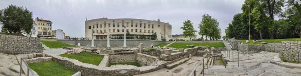 Plovdiv Bulgarie Mai 2020 Ruines Ancienne Philippopolis Sur Place Centrale — Photo