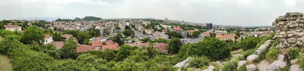 Plovdiv Bulgaria Mayo 2020 Paisaje Urbano Panorámico Ciudad Plovdiv Desde — Foto de Stock