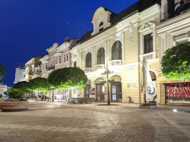 PLOVDIV, BULGARIA - 18 Mayıs 2020: Bulgaristan 'ın Filibe kentindeki Knyaz Alexander I.