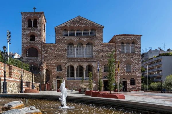Thessaloniki Grecia Septiembre 2019 Iglesia Bizantina San Demetrio Ciudad Tesalónica — Foto de Stock