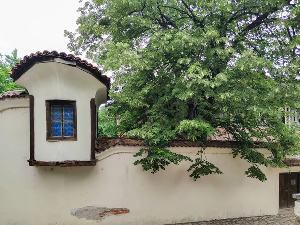 Plovdiv Bulgarije Mei 2020 Straat Negentiende Eeuwse Huizen Architectonisch Historisch — Stockfoto