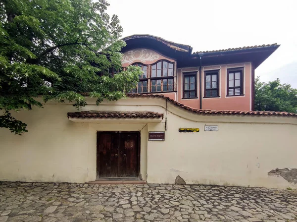 Plovdiv Bulgarije Mei 2020 Straat Negentiende Eeuwse Huizen Architectonisch Historisch — Stockfoto