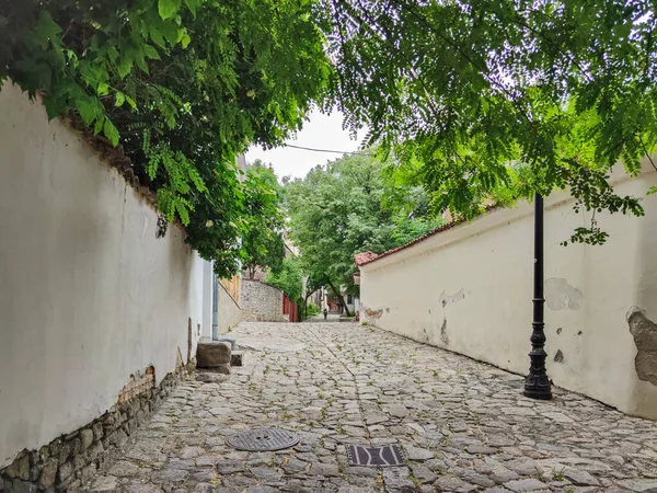 Plovdiv Bulgaria Mayıs 2020 Bulgaristan Plovdiv Kentindeki Eski Şehir Mimari — Stok fotoğraf