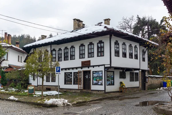 Tryavna Bułgaria Listopad 2014 Średniowieczne Domy Centrum Historycznego Miasta Tryavna — Zdjęcie stockowe