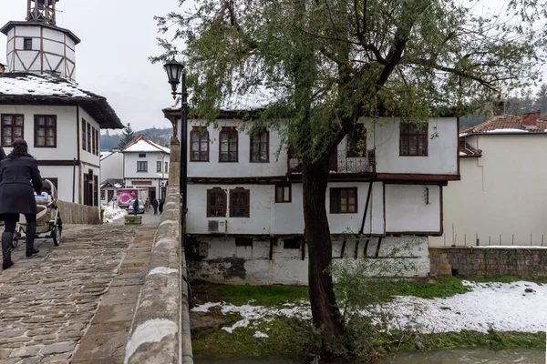 Tryavna Bułgaria Listopad 2014 Most Garbaviat Humpback Centrum Historycznego Miasta — Zdjęcie stockowe