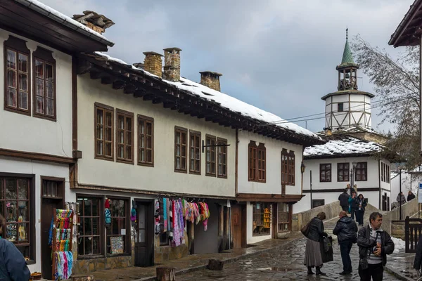 Tryavna Bułgaria Listopad 2014 Średniowieczne Domy Centrum Historycznego Miasta Tryavna — Zdjęcie stockowe