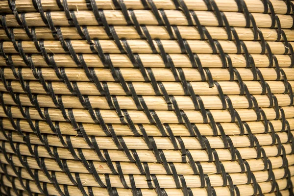 Close up de cesta tecida — Fotografia de Stock