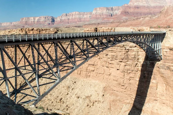 Navajo híd felett a Colorado folyó. — Stock Fotó