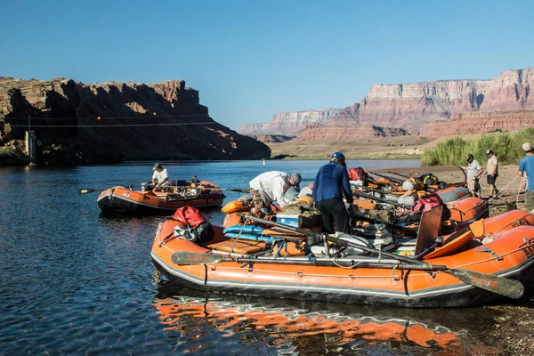 Grand Canyon Rafting at Lee's Ferry — Stock Photo, Image