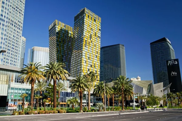 Las Vegas Kwietnia 2020 Widok Pusty Przerażający Las Vegas Strip — Zdjęcie stockowe