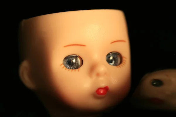 Cabeça de boneca — Fotografia de Stock