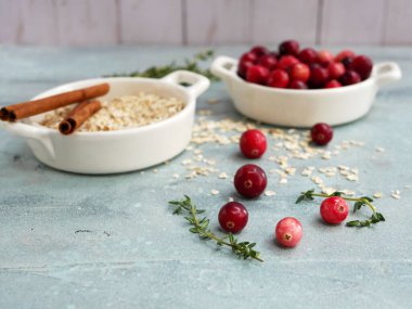 Şükran Günü aromaları ve malzemeleri. 