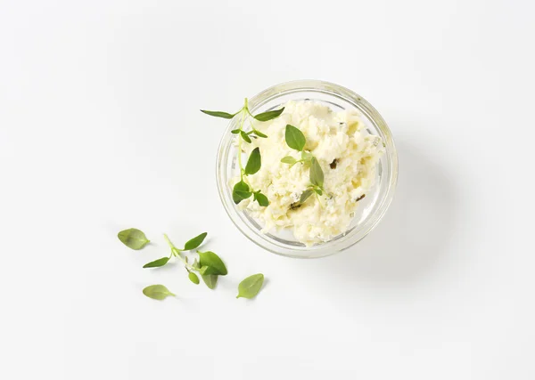 Curd cheese spread — Stock Photo, Image