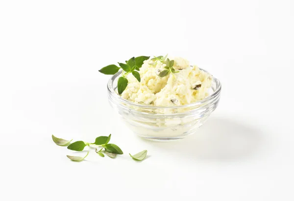 Curd cheese spread — Stock Photo, Image