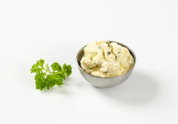 Homemade cottage cheese spread — Stock Photo, Image