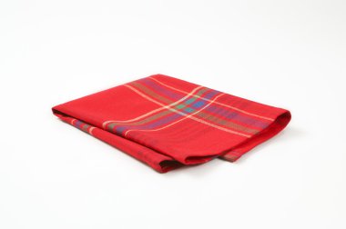 Kırmızı ve mavi yer minderi