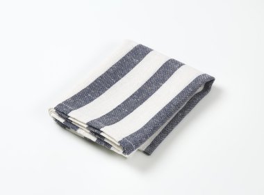 çizgili kurulama bezi