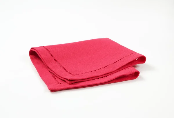 Красная салфетка — стоковое фото