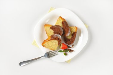 Mermer kek dilimleri