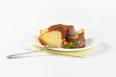 Mermer kek dilimleri