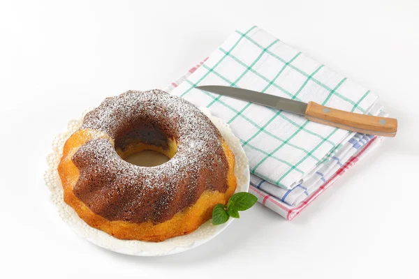 Gâteau bundt en marbre — Photo