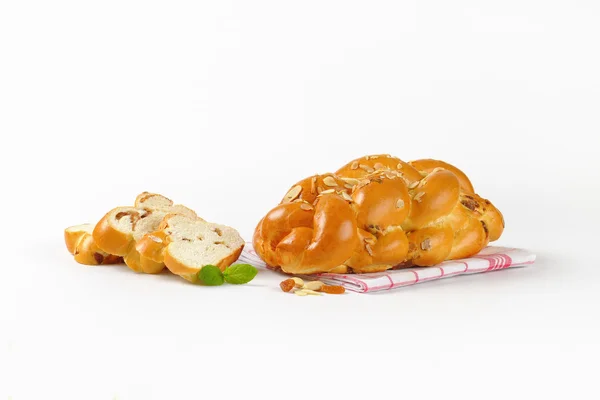 Czech Christmas Bread (Vanocka) — Stock Photo, Image