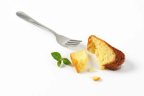 Morceaux de gâteau bundt en marbre — Photo