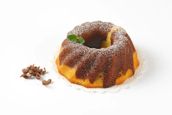 Gâteau bundt en marbre — Photo