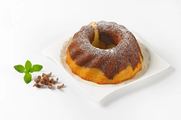 Мармур bundt торт — стокове фото