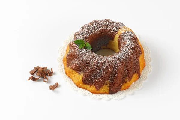 Gâteau bundt en marbre — Photo