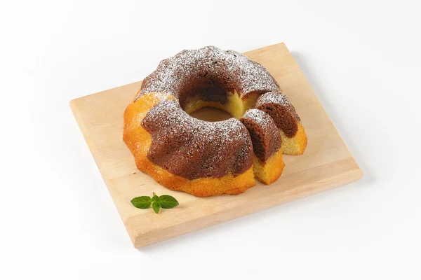 대리석 bundt 케이크 — 스톡 사진