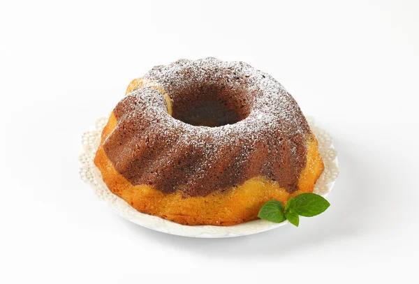 Marmor bundt cake — Stockfoto