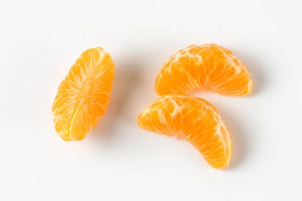 Segmenti di mandarino pelati — Foto Stock