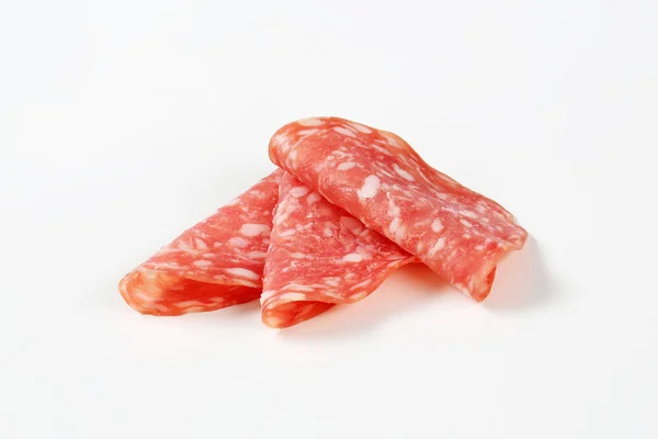 Fette di salame secco — Foto Stock