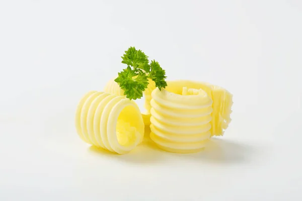 Rizos de mantequilla con perejil — Foto de Stock