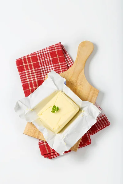 块的新鲜的黄油 — 图库照片