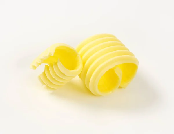 2 バター カール — ストック写真