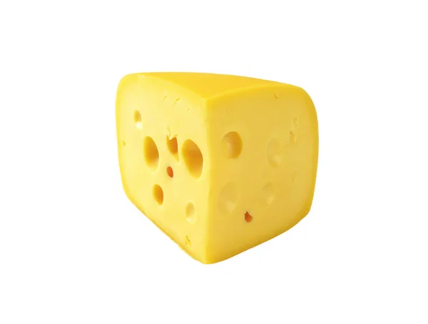Keil aus Schweizer Käse — Stockfoto