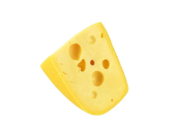 Keil aus Schweizer Käse — Stockfoto