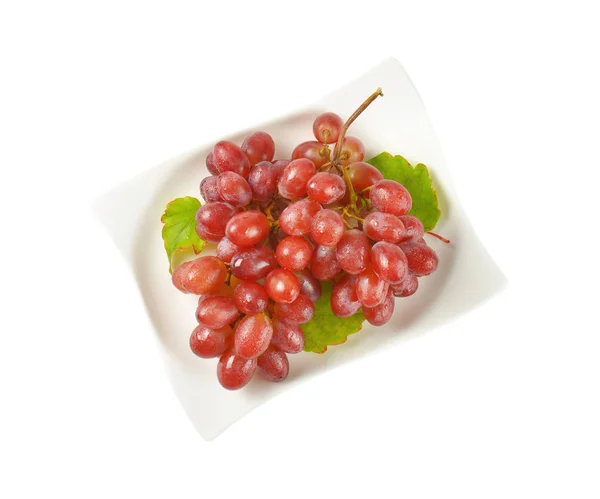 Uvas rojas húmedas — Foto de Stock