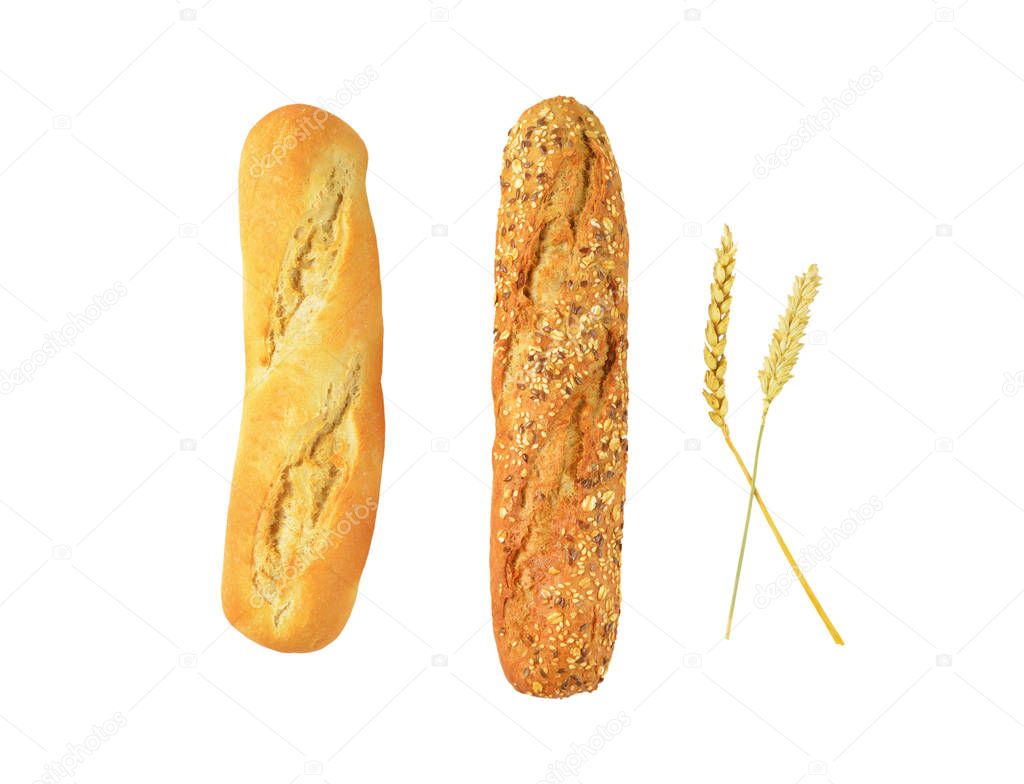 fresh bread rolls