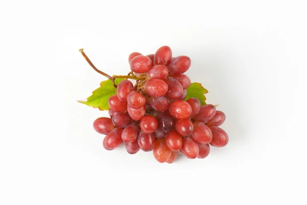 Uvas rojas húmedas — Foto de Stock