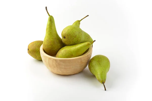 Τα φρέσκα πράσινα αχλάδια — Φωτογραφία Αρχείου
