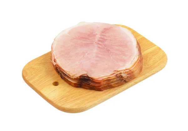 Stack of ham slices — Stock Photo, Image