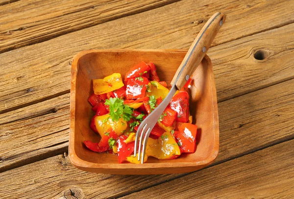 Marinated sweet peppers — Stock Photo, Image