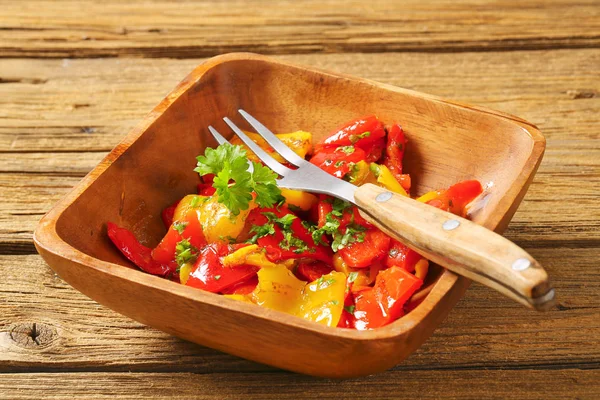 Marinated sweet peppers — Stock Photo, Image