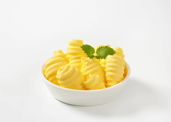 Fresh butter curls — Stock Photo, Image