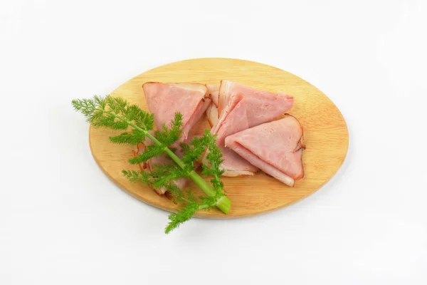 Tranches minces de jambon cuit — Photo